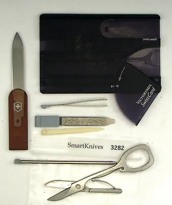 Victorinox SwissCard Original (onyx)- Used Retired Excellent Condition #8172 • $23.98