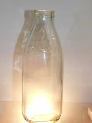 Old Milk Bottle  Melbourne Milk Recovery  600ml Pasteurised VINTAGE MILK BOTTLE • $20