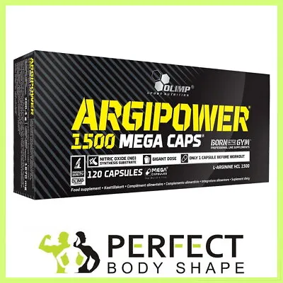 £17.99 • Buy Olimp Argi Power 1500 Mega Caps L-arginine Pre-workout Nitric Oxide Booster