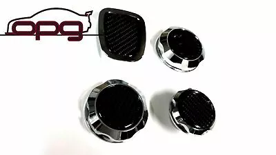 Chrome Carbon Top Alloy Engine Cap Kit For VF Holden SS SSV 6L LS2 L98 4pc • $89.95