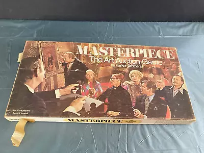 Vintage 1970 Masterpiece The Art Auction Board Game Parker Brothers INCOMPLETE • $10