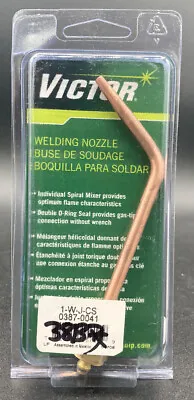 Genuine Victor 1-W-J-CS Welding Brazing Torch Tip Welding Nozzle 0387-0041 • $34.99