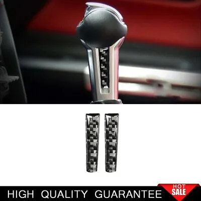 For Ford Mustang 2015-21 Real Carbon Fiber Central Console Gear Shift Knob Trim • $12.88