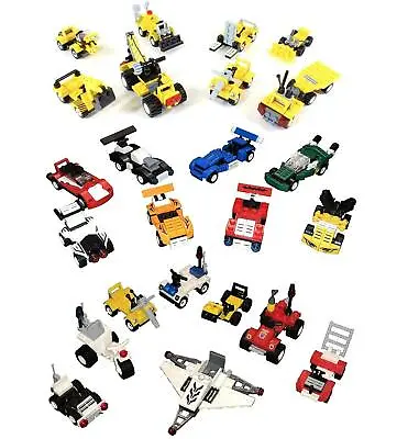 Funstruction Building Brick Toys Mini Car And Construction Vehicle Sets YOU PICK • $1.49