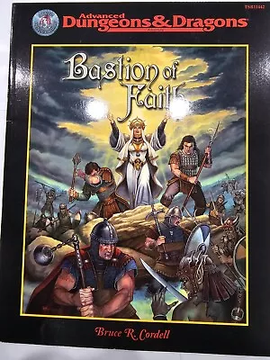 Advanced Dungeons & Dragons Bastion Of Faith TSR11442 D&D • $10.50