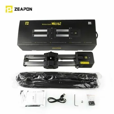 ZEAPON Micro2 Motorized Camera Slider Double Distance Parallel For DSLR Camera • $399