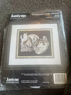 Janlynn Counted Cross Stitch - WOLVES • £5