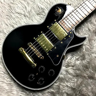 Grassroots Sg-Lpc-Mini Blk Black Electric Guitar Mini Les Paul Custom 2 Ham New • $469.88