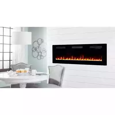 Dimplex Electric Fireplace 60  Wall Built-in Linear Black • $670.94