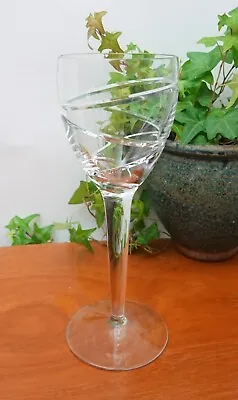 Stuart Crystal Jasper Conran Aura Pattern Large Wine Glass -  10  High • £48