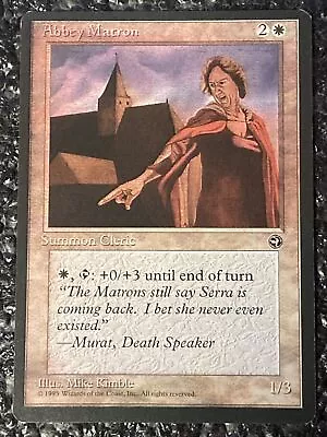 Abbey Matrons MTG Homelands Misprint Extra Red • $7.99