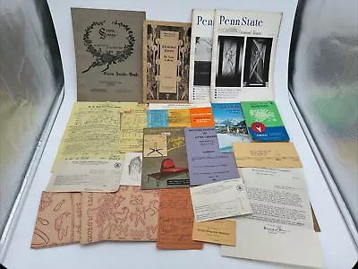 Vintage Paper Ephemera Lot - Junk Journals - MCM Sears Brochure Maps Patterns • $9.95