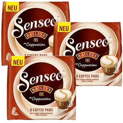 £11.81 • Buy 3x 8 Senseo Pads Baileys Type Cappuccino Cream Flavored No Alcohol