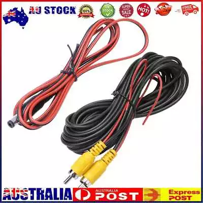 6m RCA Video Cable For Car Rear View Camera Parking Reverse Backup Camera AU • $12.09