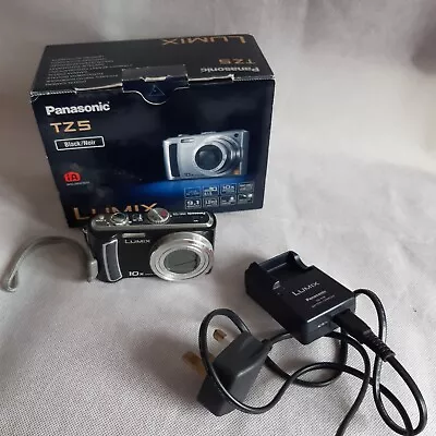 Panasonic LUMIX DMC-TZ5 9.1 MP Compact Digital Camera UNTESTED • £10.50