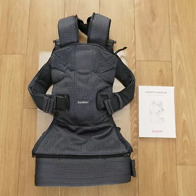 BabyBjorn Baby Carrier One Air 3D Mesh Anthracite In Great Condition RRP £189 • £89.99