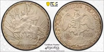 1910 PCGS AU Detail - MEXICO - Silver One Un Peso  Cry For Independence  #46029A • $394.95