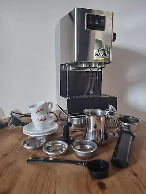 £147 • Buy Gaggia Classic 2 Cup Espresso Machine Plus Gaggia Knock Out Draw