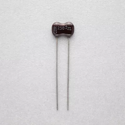 CD15FD251GO3 (10pcs) Silver Mica Capacitor 250pF ±2% 500V HiFi Audio/RF NOS • $14.95