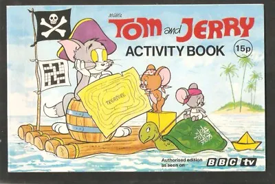£3 • Buy TOM & JERRY,Activity-Quiz Book (BBC) Drawing-Colouring.Guess Games & Answers