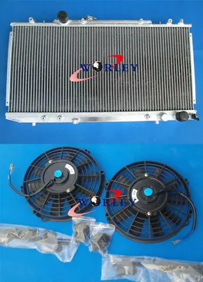 Aluminum Radiator+Fans FOR TOYOTA CELICA GT4 3S-GTE ST185 1990-1994 1992 1993 MT • $185