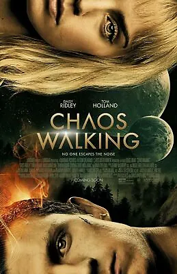 Chaos Walking Movie Poster (20x30) - Tom Holland Mads Mikkelsen Daisy Ridley 1 • $20.99