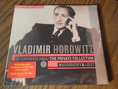Vladimir Horowitz At Carnegie Hall The Private Collection: Mussorgsky Liszt (CD) • $14