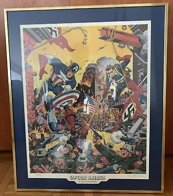 Alex Schomburg Captain America #37 Signed And Numbered Lithograph 30/150 COA HTF • $4990