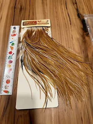 Hoffman Super Saddle Hackle. New.  #2 Gorgeous !!! • $70