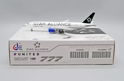 JC Wings 1:400 United Airlines B777-200(ER) 'Star Alliance - Flaps Down' N218UA • $70.60