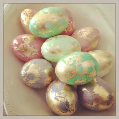 5 Colours Liquid+ Silver Shine Foil Easter Egg Dye Paint Decorating Craft Art • £5.50