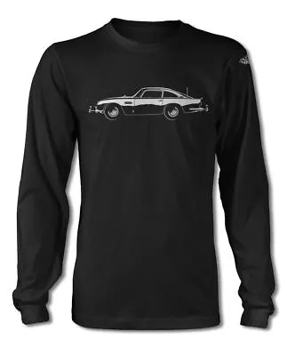 Aston Martin DB5 Coupe James Bond 007 T-Shirt - Long Sleeves - Side View • $31.90