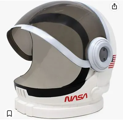 Childrens Astronaut Helmet W/ Movable Visor White Kids Costume Cosplay • $20.99