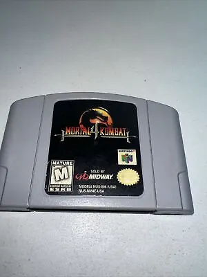 Mortal Kombat 4 Nintendo 64 N64 Original Authentic Genuine Retro Game Tested • $34.16