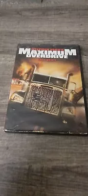 Maximum Overdrive DVD Horror Rare Stephen King Adaptation Movie • $20