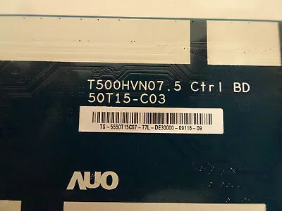 Vizio D50-D1 D50F-E1 / Toshiba 50L420U T-con Board 55.50T15.C07 • $7.95