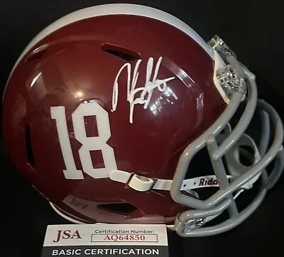 Alabama Crimson Tide Mark Ingram Signed Mini Helmet JSA Certified Saints • $124.99