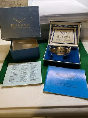 Vintage Bulova Gold Plated  Men’s Watch. Working  • £795