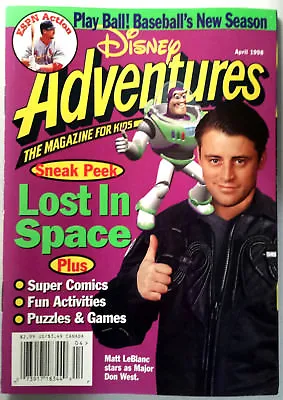Disney Adventures Magazine APRIL 1998 LOST IN SPACE Sneak Peek • $12.99