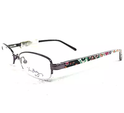 Vera Bradley Petite Eyeglasses Frames Susie Viva La Vera Purple Floral 48-16-130 • $49.99