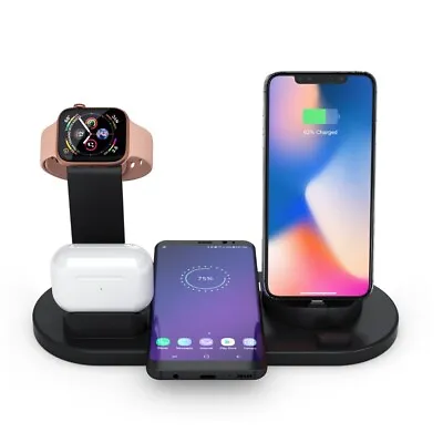 6 In1 Multi Function Wireless Charger For Android /iPhones  • $16.25