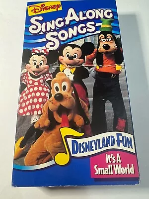 Disneys Sing Along Songs - Disneyland Fun: Its A Small World (VHS 1993) • $9.99