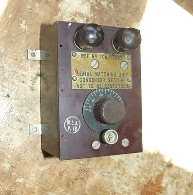 £35 • Buy R1082/t1083 Aircraft Aerial Matching Unit Military Radio Ww2