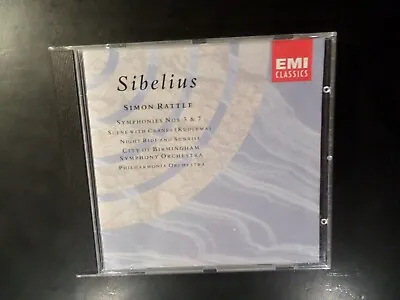 £2.35 • Buy Cd Album - Emi - Sibelius - Symphonies 5 & 7 Simon Rattle