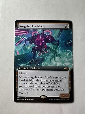 Surgehacker Mech Extended Art Near Mint Kamigawa: Neon Dynasty  • $2