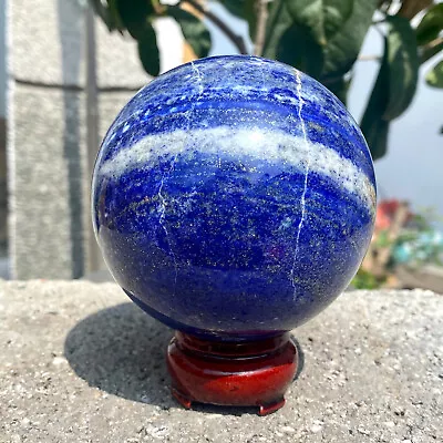 1.79LB Natural Lapis Lazuli Jasper Quartz Sphere Crystal Ball Reiki Healing. • $0.99