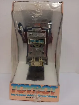 Vtg. Toybot Incredible Vehicle Turned Robot Radio-Controlled NWDB • $129.97