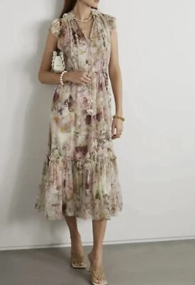 $650 • Buy Zimmerman Dancer Flutter Dress Size 1