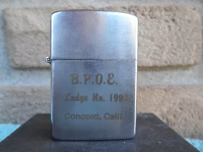 Vintage Chrome Ad Cigarette Lighter  B.p.o.e. Lodge #1994 Concord California. • $14.95