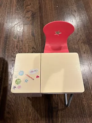 American Girl Doll Truly Me Flip-top School Desk Chair  Used • $15